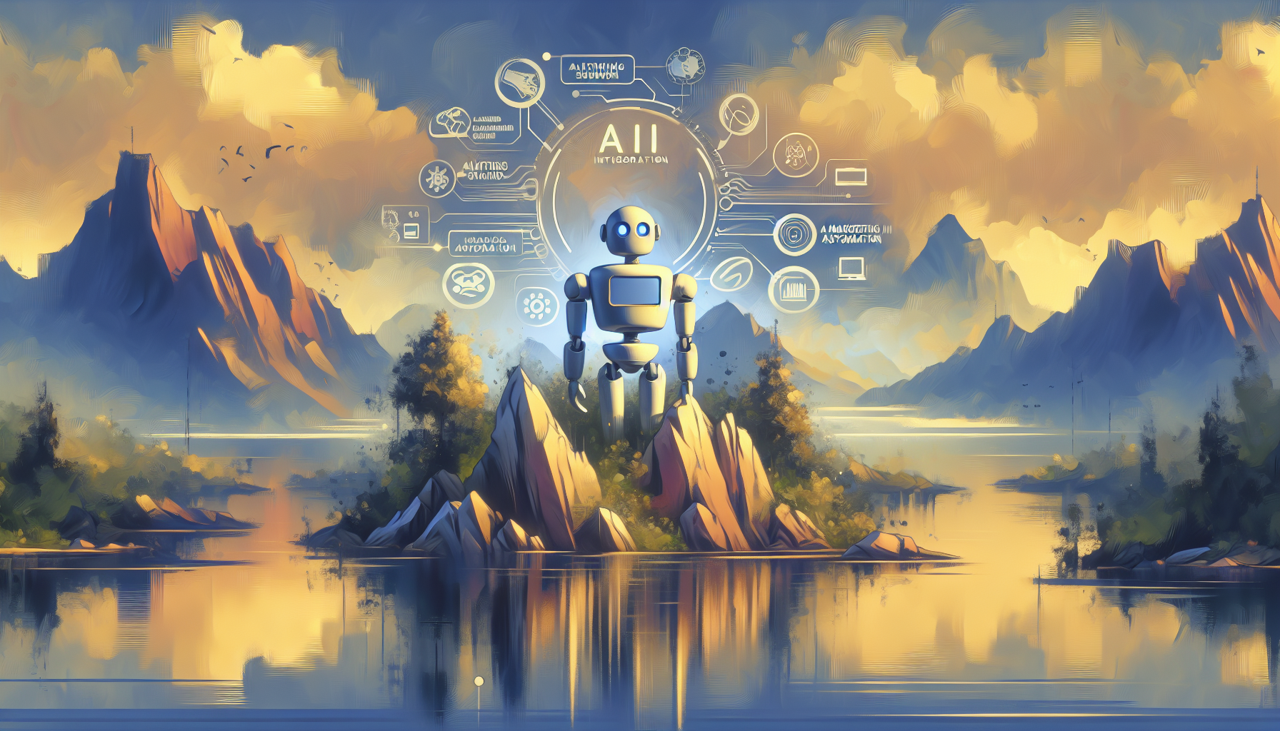 A Shopify store owner analyzes data on a laptop, surrounded by notes and charts, contemplating unique strategies for automated SEO to stand out in the mar…