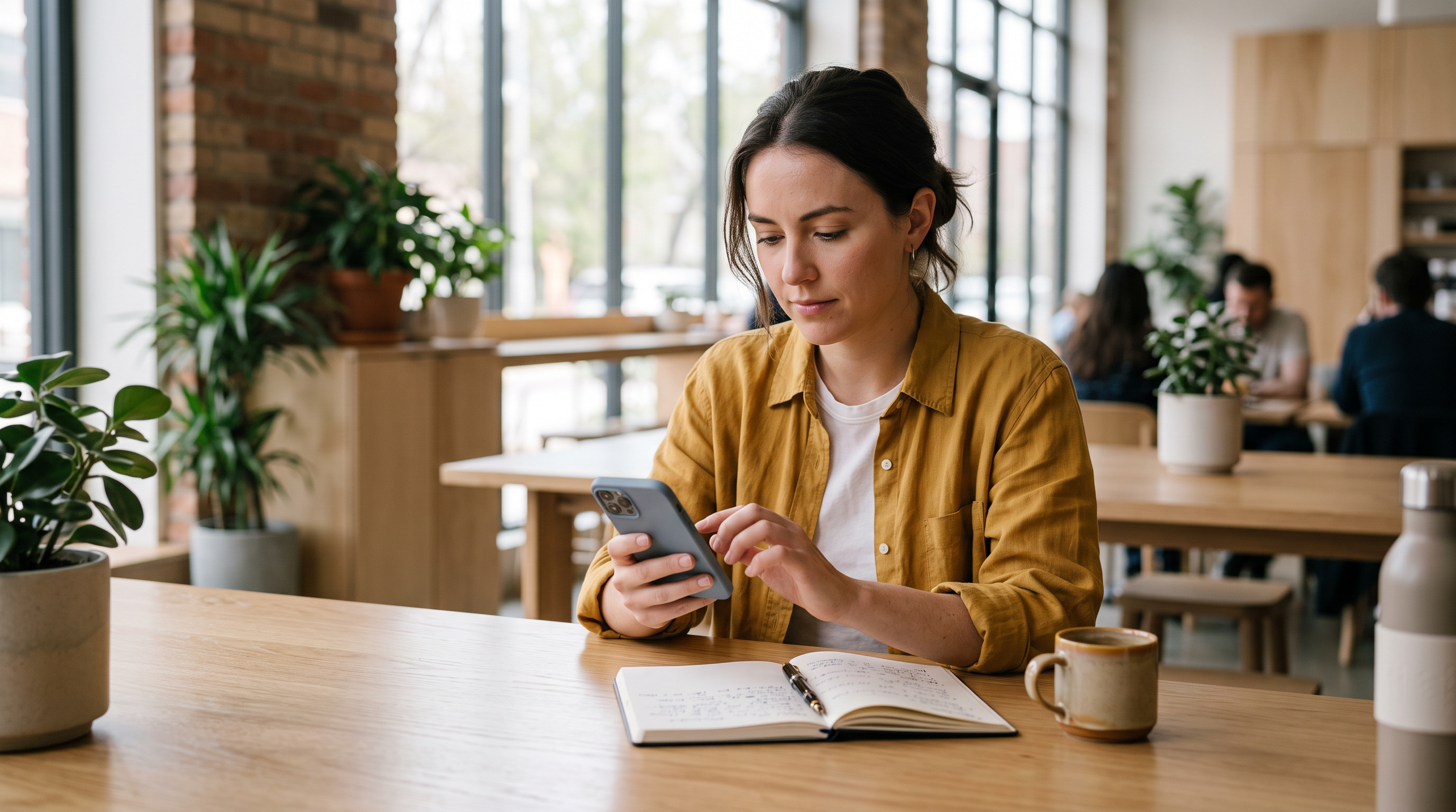 A group of friends discussing their travel plans together, surrounded by laptops and smartphones, highlighting the importance of using a travel itinerary …